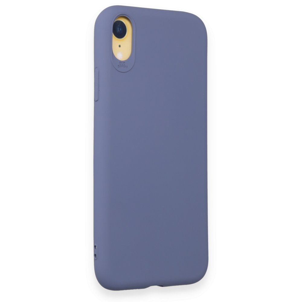 Newface iPhone XR Kılıf First Silikon - Gri