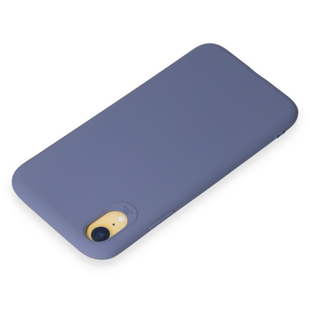 Newface iPhone XR Kılıf First Silikon - Gri