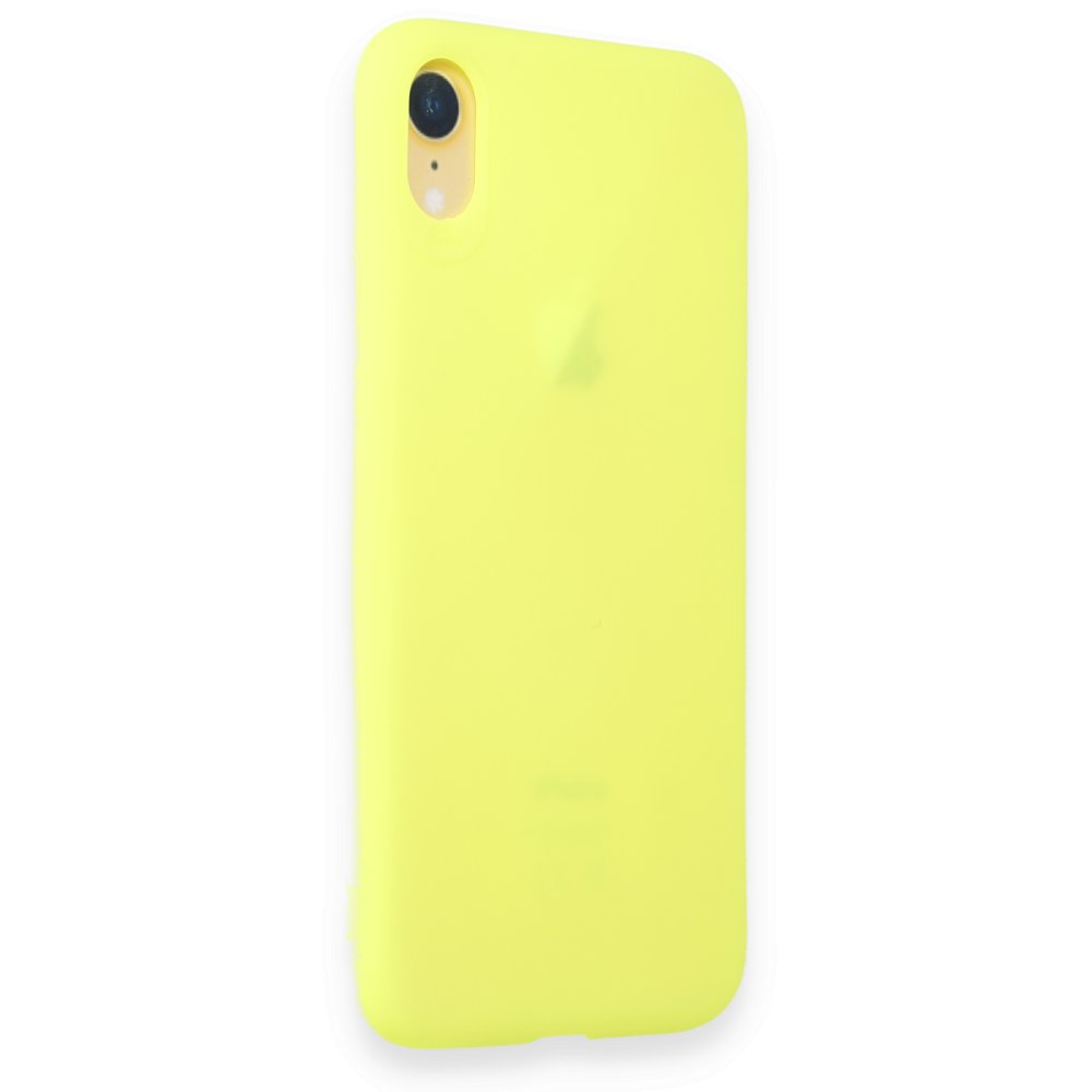 Newface iPhone XR Kılıf First Silikon - Parlak Yeşil