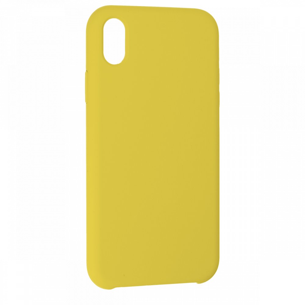 Newface iPhone XR Kılıf Lansman Legant Silikon - Sarı