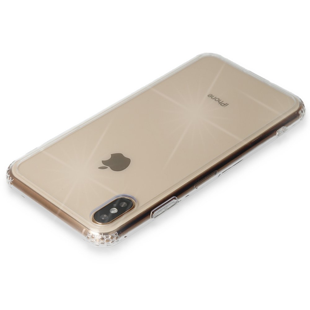 Newface iPhone XS Max Kılıf 3D Vera - Şeffaf