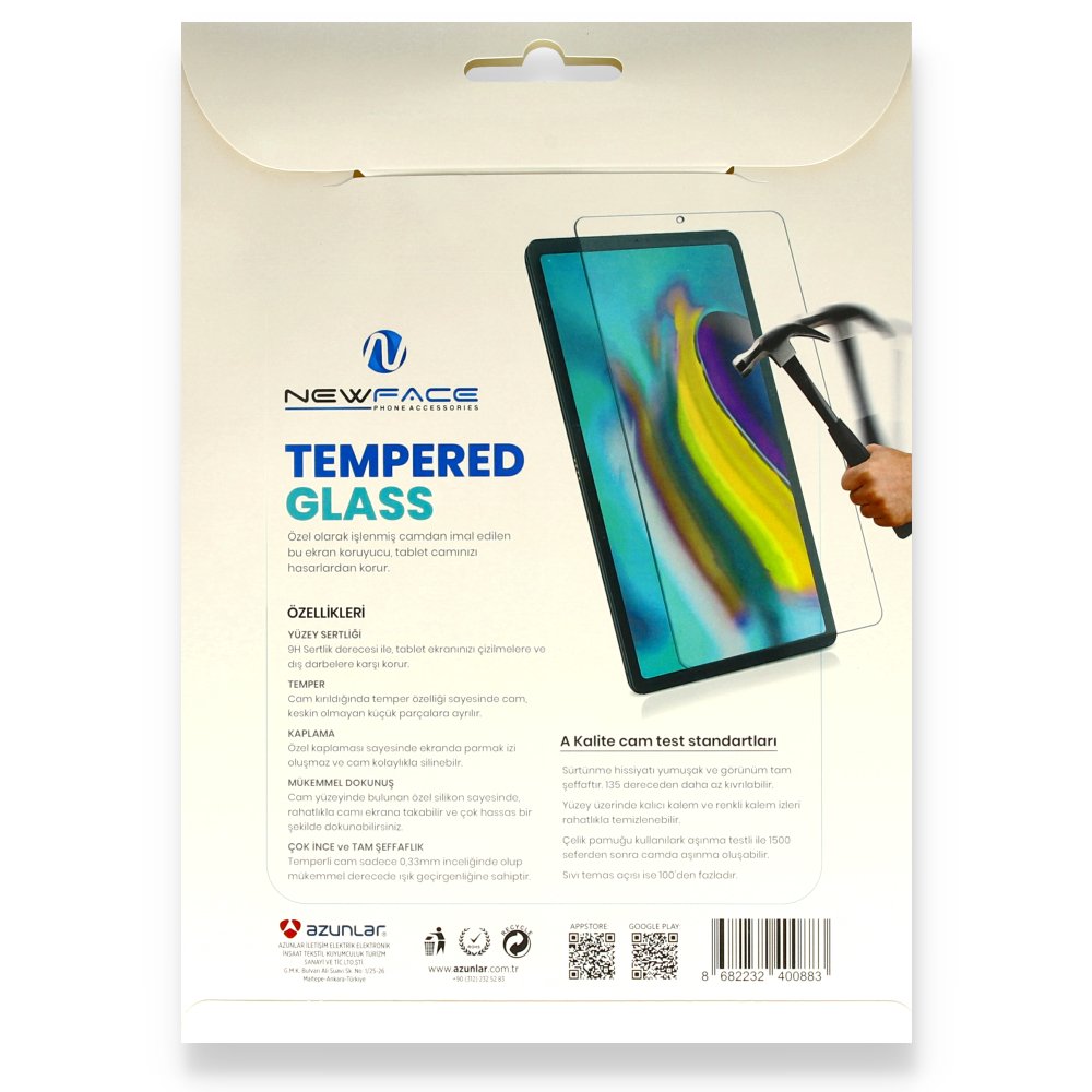 Newface Lenovo M10 X505F Tablet Cam Ekran Koruyucu