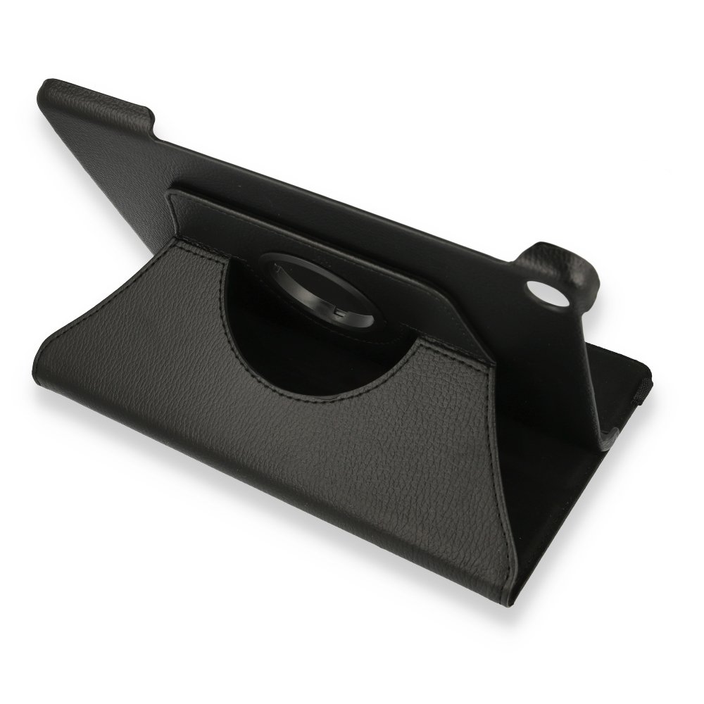 Newface Lenovo Tab M10 TB328FU Kılıf 360 Tablet Deri Kılıf - Siyah