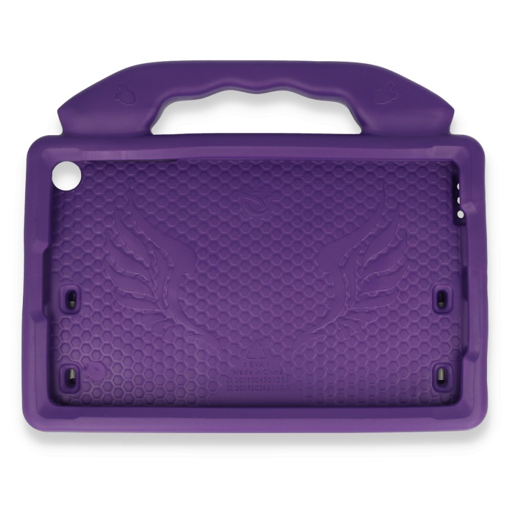 Newface Lenovo Tab M10 TB328FU Kılıf Like Stantlı Tablet Silikon - Mor