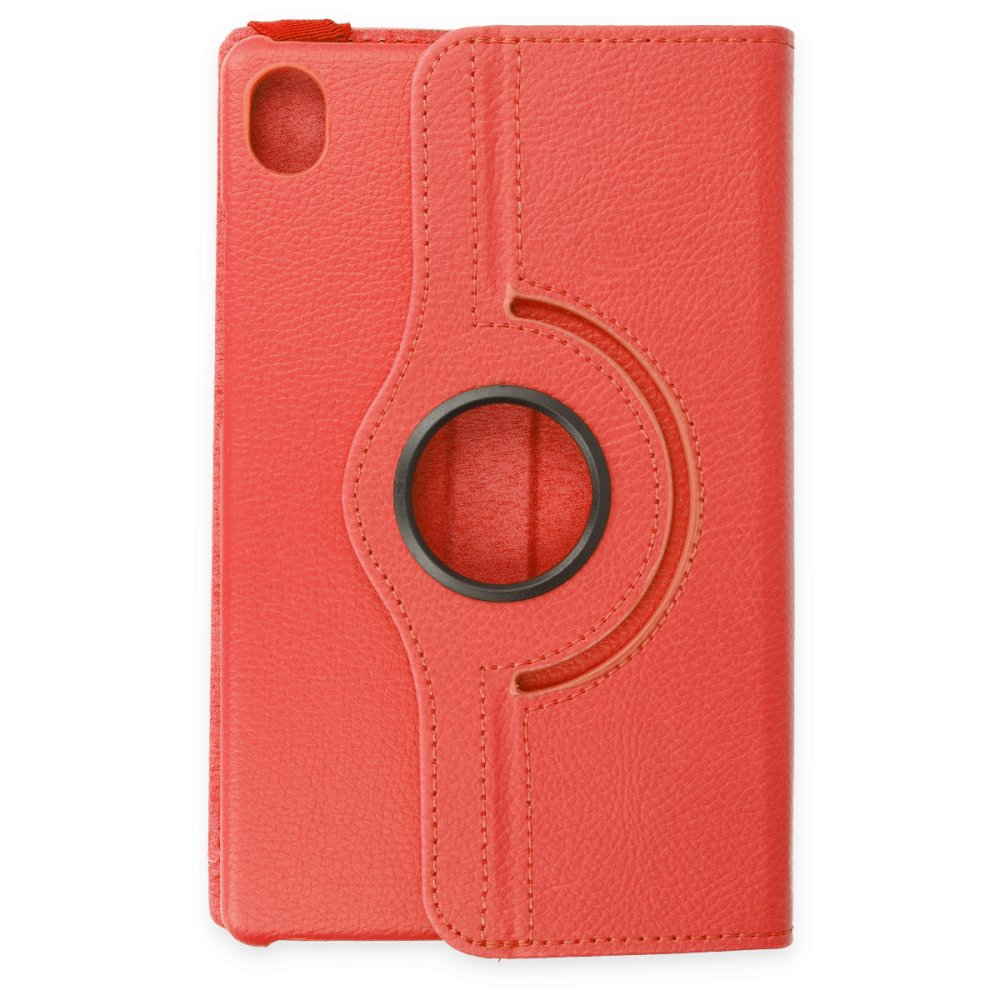 Newface Lenovo Tab M8 Kılıf 360 Tablet Deri Kılıf - Kırmızı