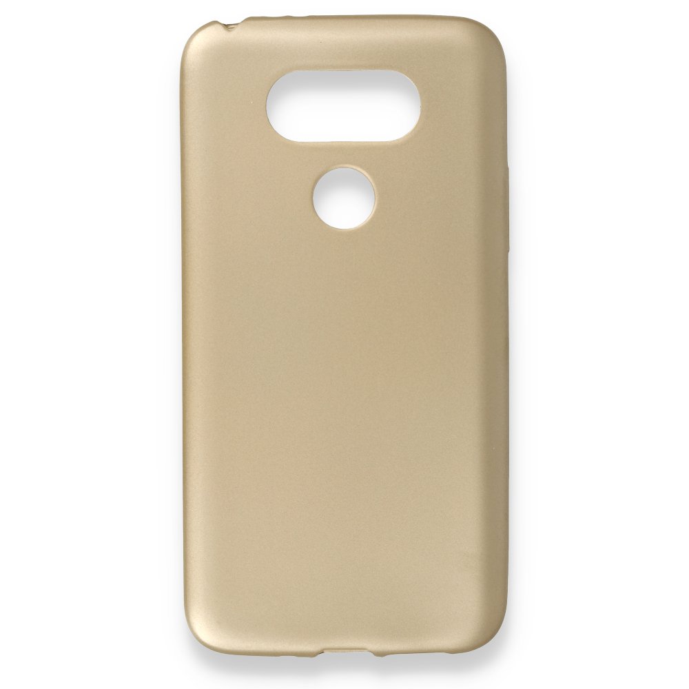 Newface LG G5 Kılıf First Silikon - Gold
