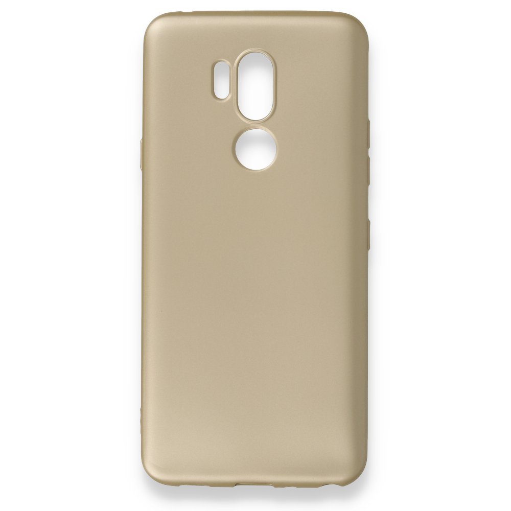 Newface LG G7 ThinQ Kılıf First Silikon - Gold