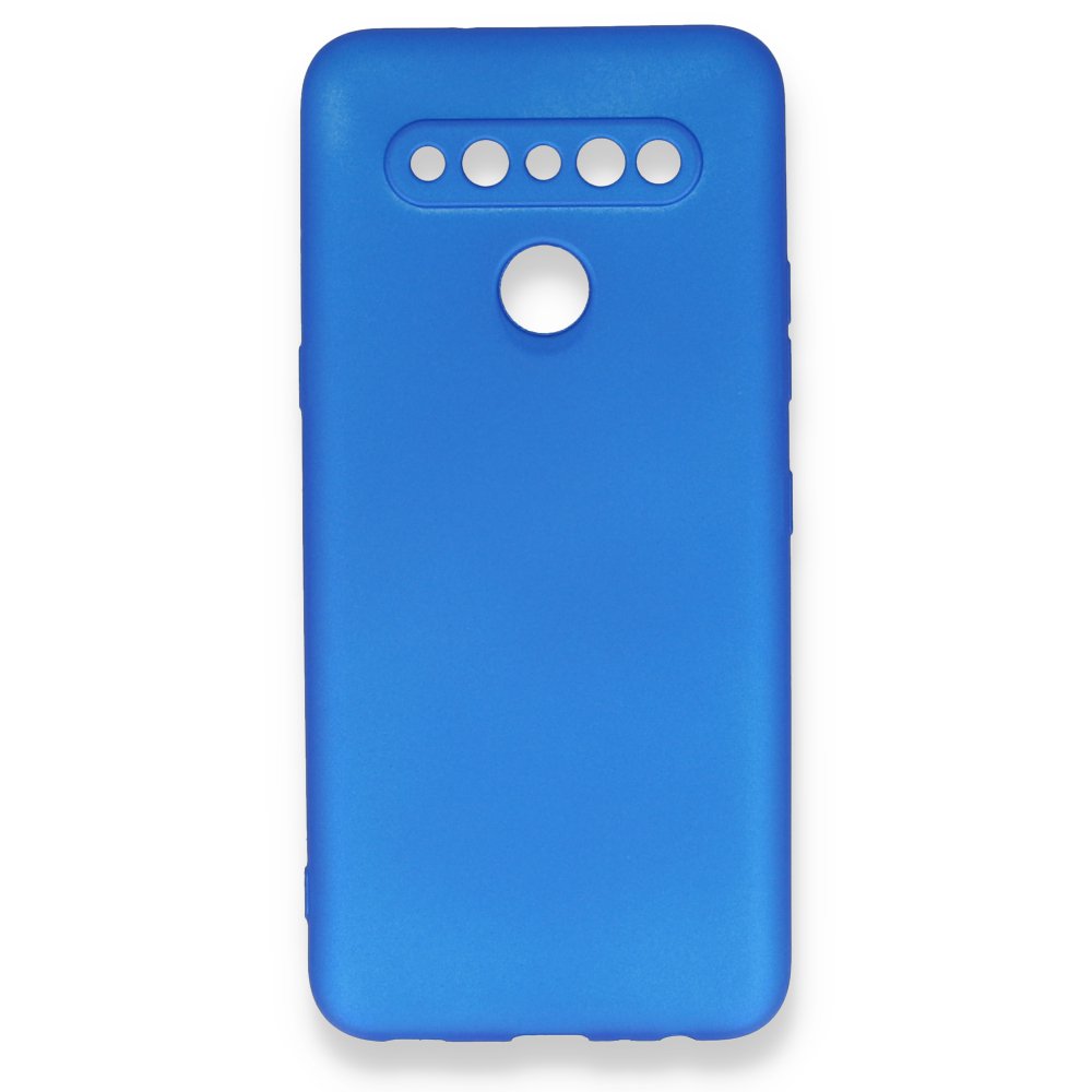Newface LG K61 Kılıf First Silikon - Mavi