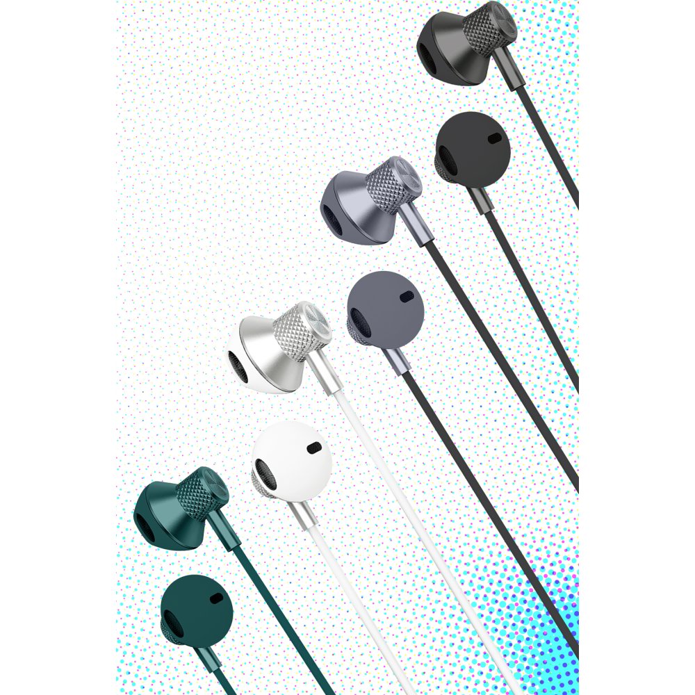 Newface LS-730 1.2M iPhone 15 Serisi ile Uyumlu Type-C Kablolu Kulaklık - Siyah