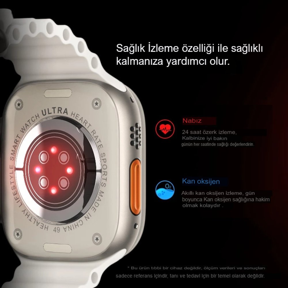Newface M8 Ultra Mini Akıllı Saat - Siyah