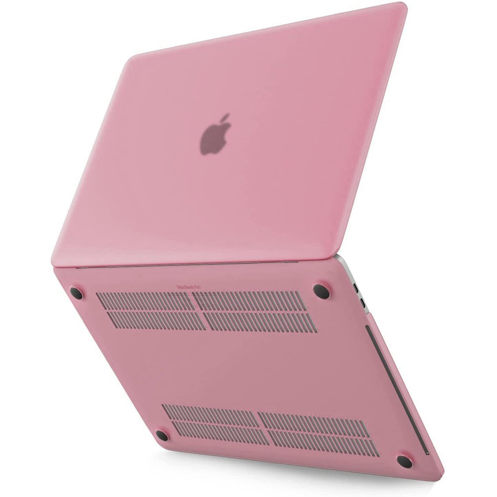 Newface Macbook Pro 13 2020 Macbook Buzlu Kapak - Pembe