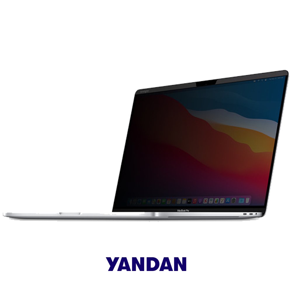 Newface Macbook Pro 13 2021 Macbook Manyetik Hayalet Ekran Koruyucu - Siyah