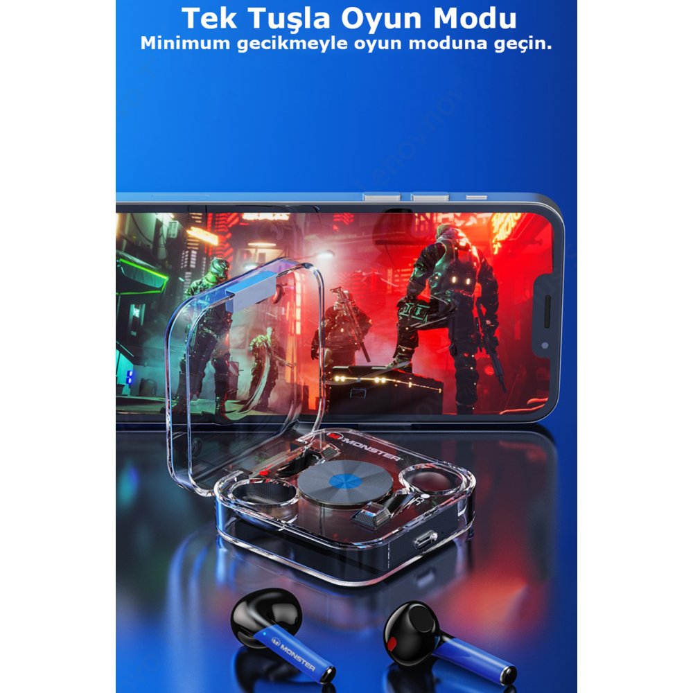 Newface Monster XKT01 Bluetooth Kulaklık - Siyah