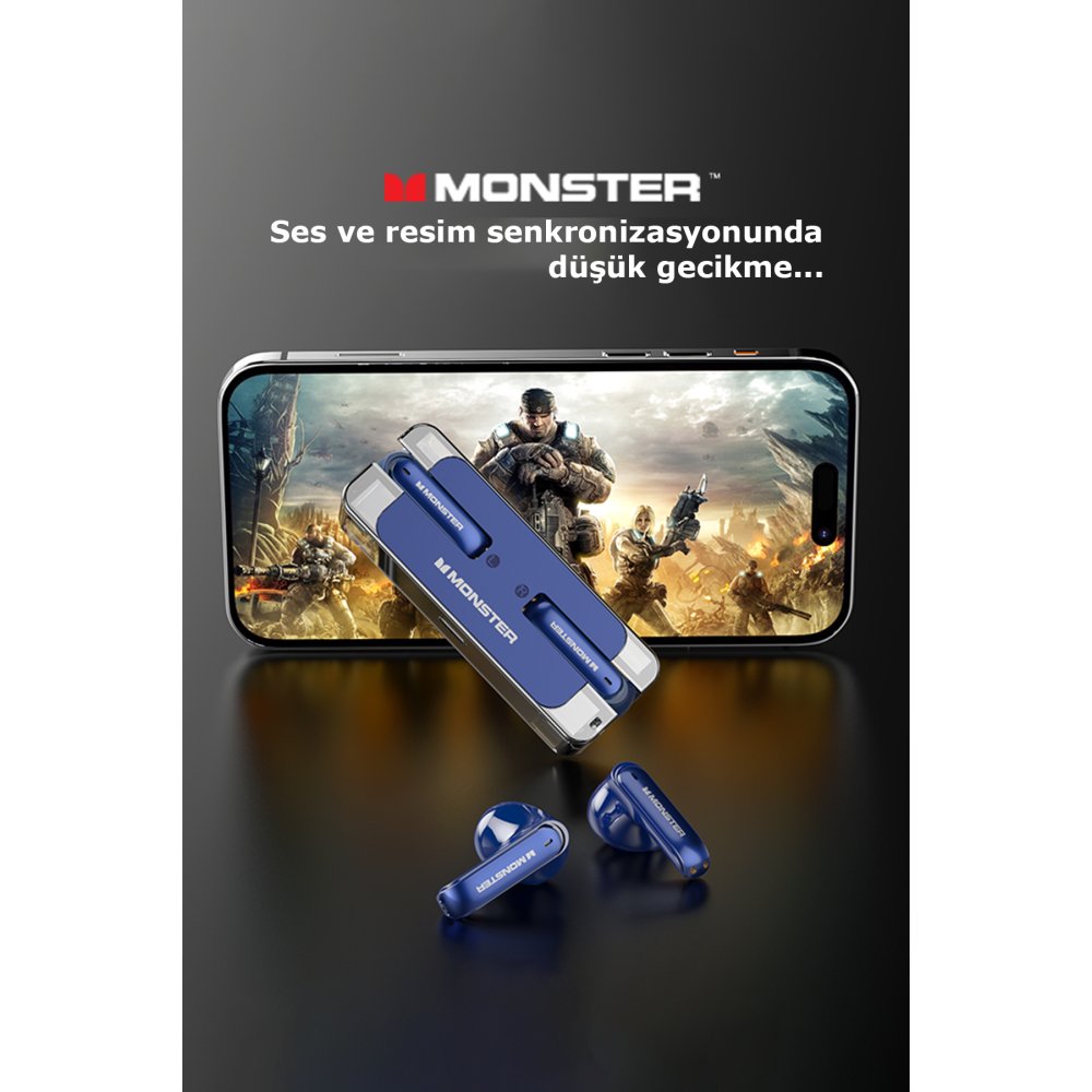 Newface Monster XKT08 Bluetooth Kulaklık - Kırmızı