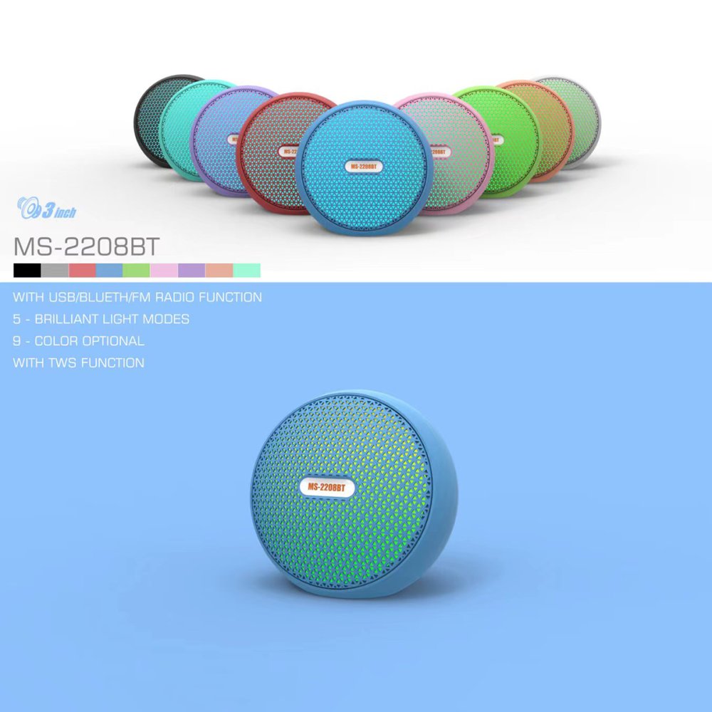 Newface MS-2208BT Kablosuz Hoparlör - Kırmızı