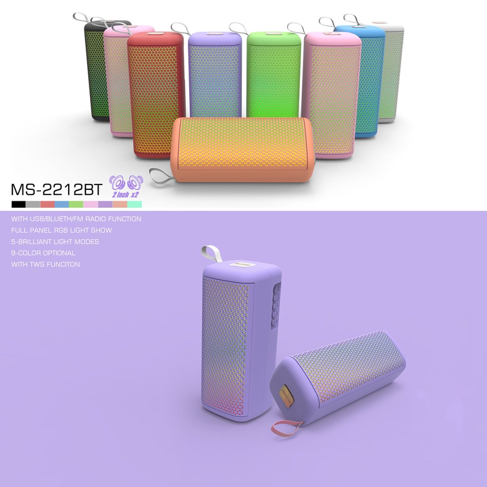 Newface MS-2212BT Kablosuz Hoparlör - Kırmızı