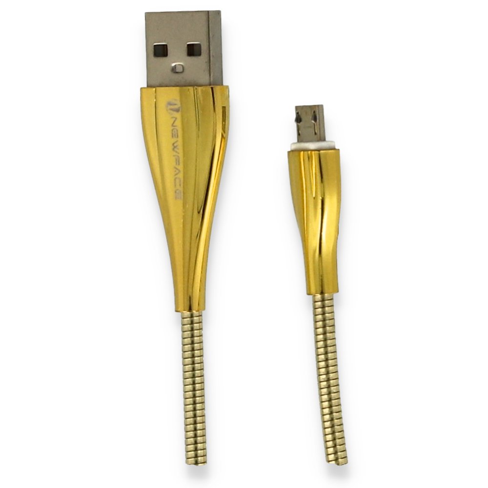 Newface NF013 Micro USB Kablo - Gold