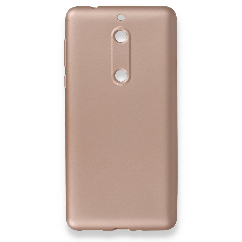 Newface Nokia Nokia 5 Kılıf First Silikon - Rose Gold