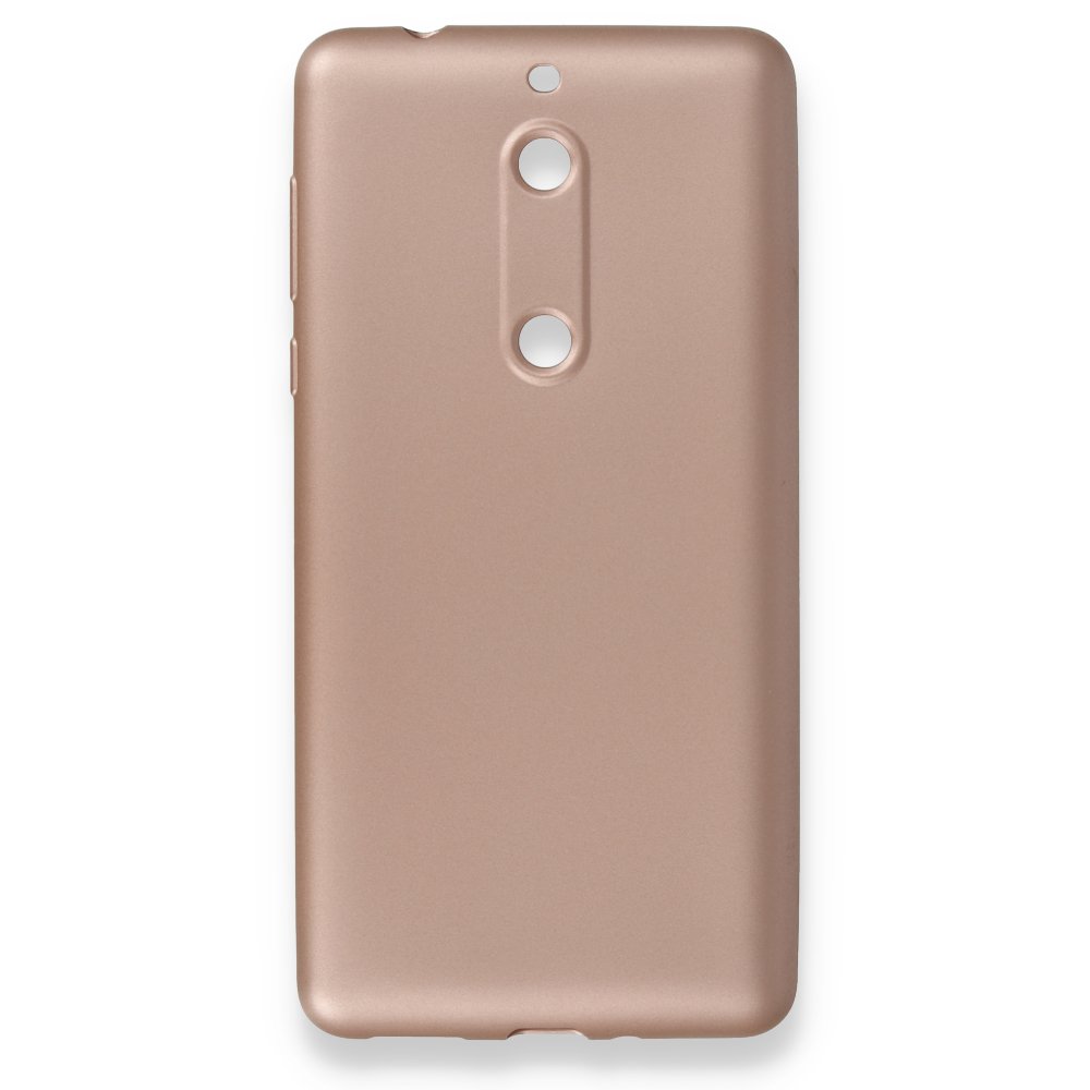 Newface Nokia Nokia 5 Kılıf First Silikon - Rose Gold