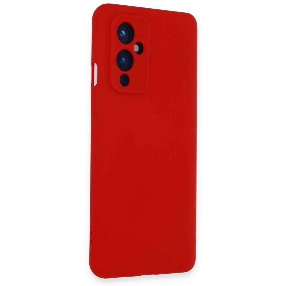 Newface One Plus 9 Kılıf Nano içi Kadife Silikon - Kırmızı
