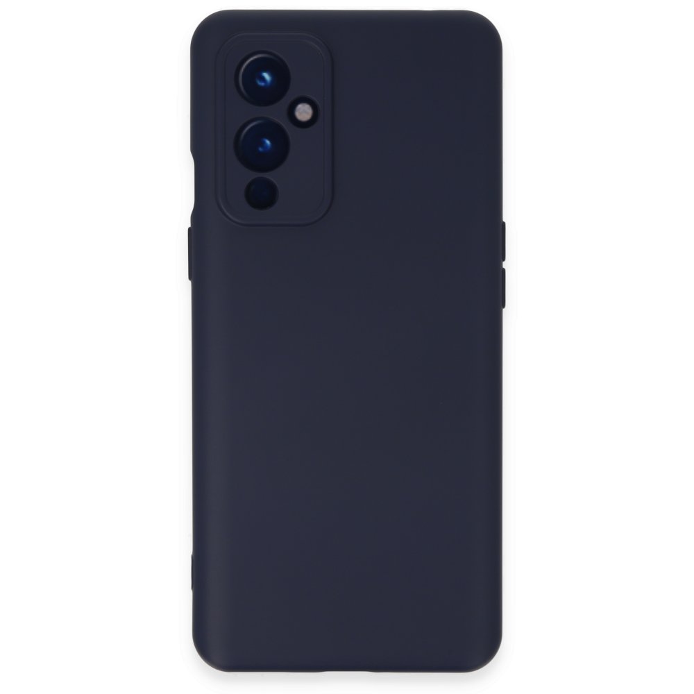 Newface One Plus 9 Kılıf Nano içi Kadife Silikon - Lacivert