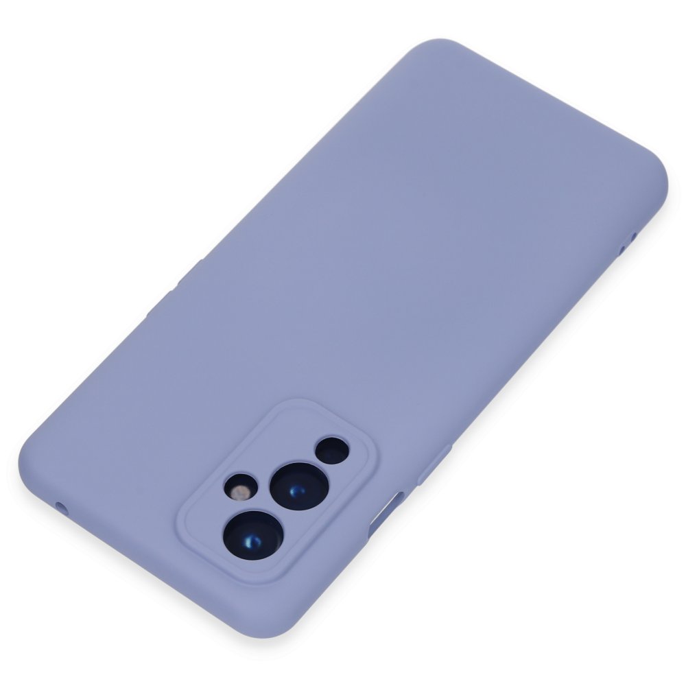 Newface One Plus 9 Kılıf Nano içi Kadife Silikon - Lila