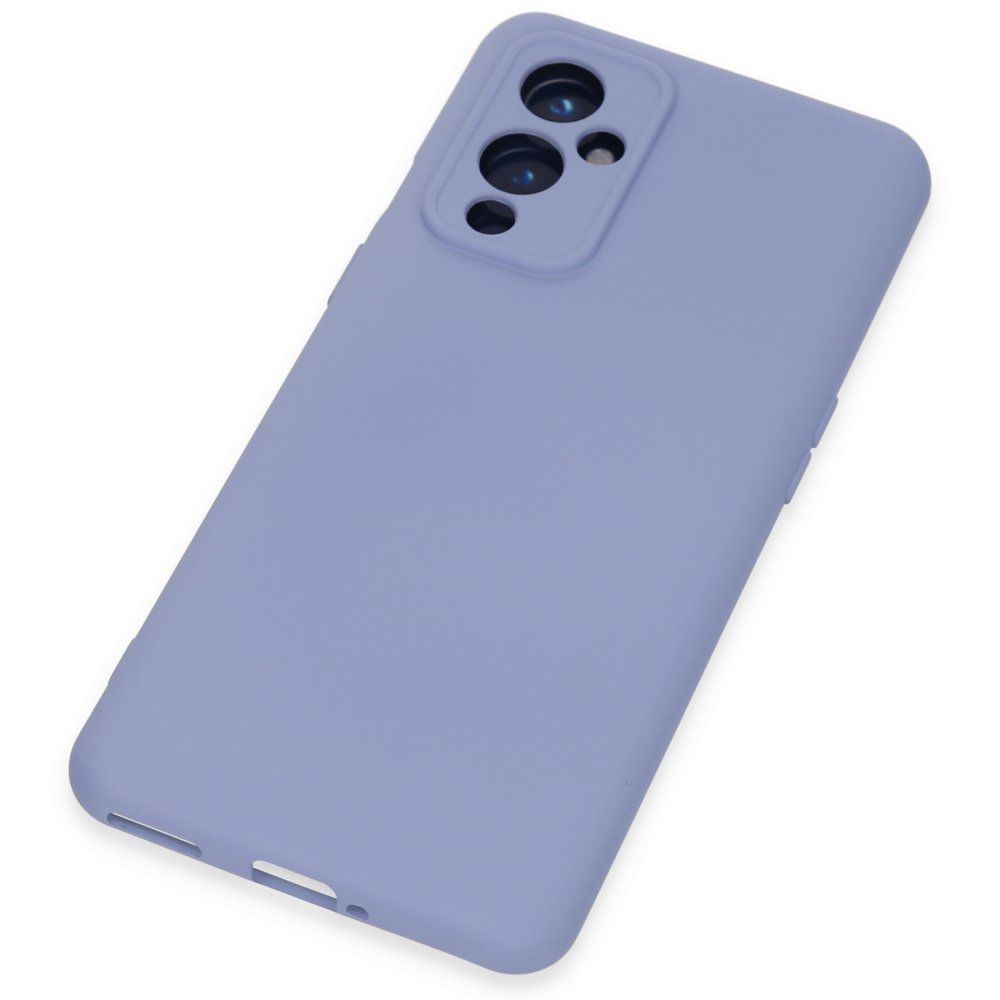 Newface One Plus 9 Kılıf Nano içi Kadife Silikon - Lila