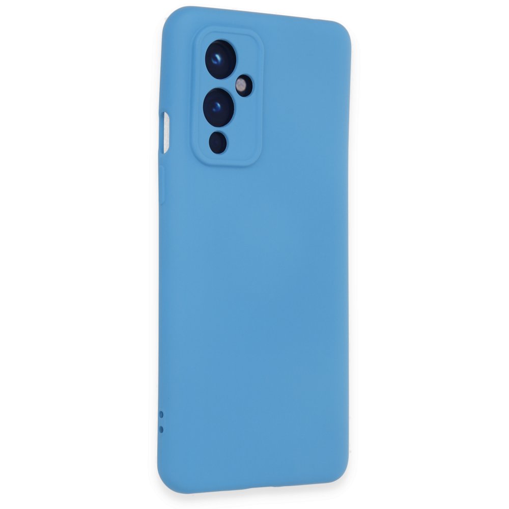 Newface One Plus 9 Kılıf Nano içi Kadife Silikon - Mavi