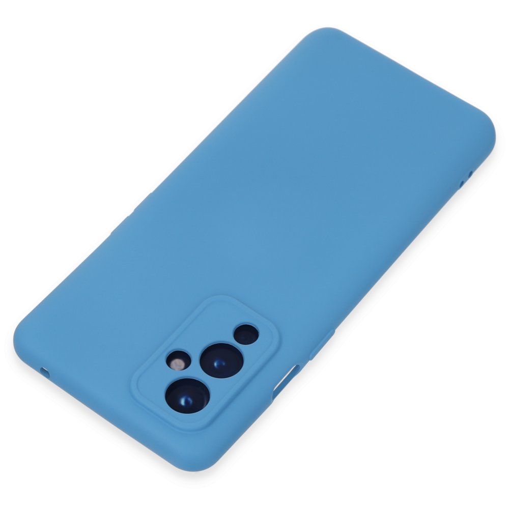 Newface One Plus 9 Kılıf Nano içi Kadife Silikon - Mavi