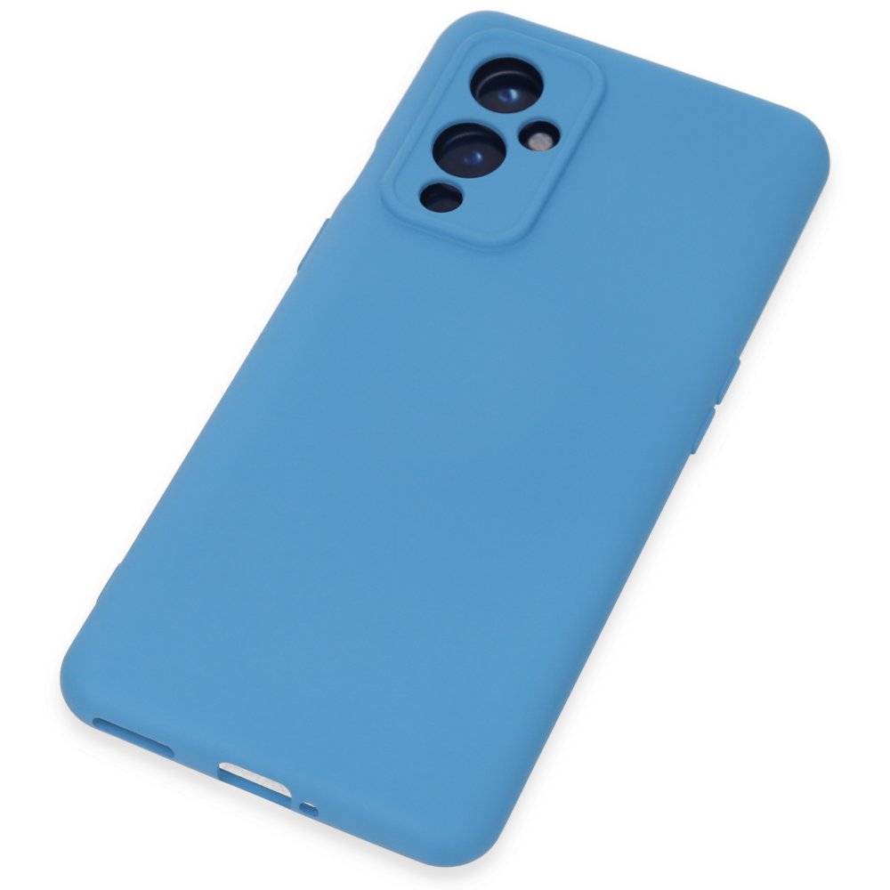 Newface One Plus 9 Kılıf Nano içi Kadife Silikon - Mavi