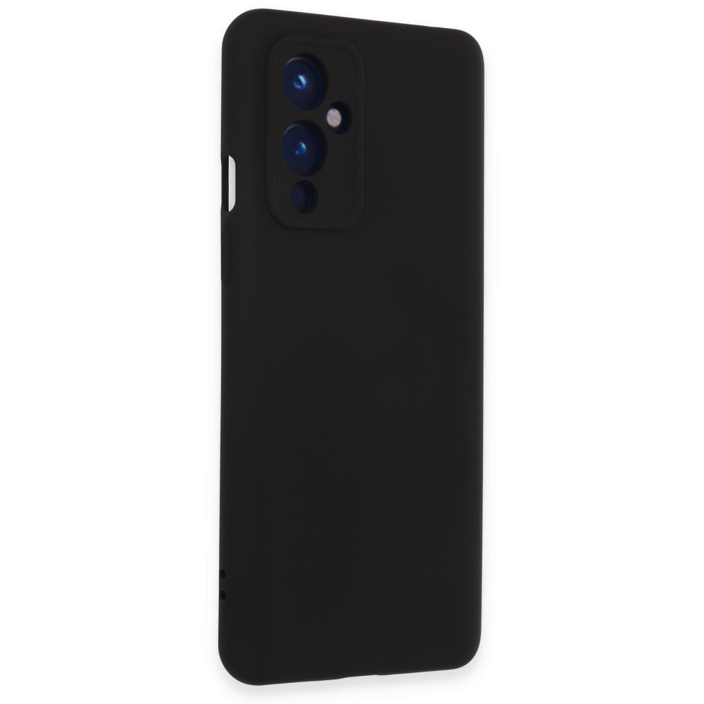 Newface One Plus 9 Kılıf Nano içi Kadife Silikon - Siyah