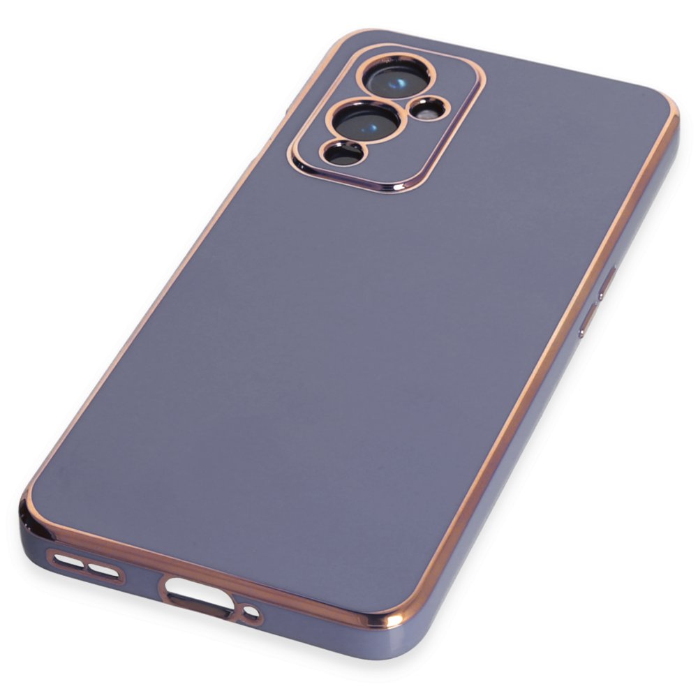 Newface One Plus 9 Kılıf Volet Silikon - Mavi