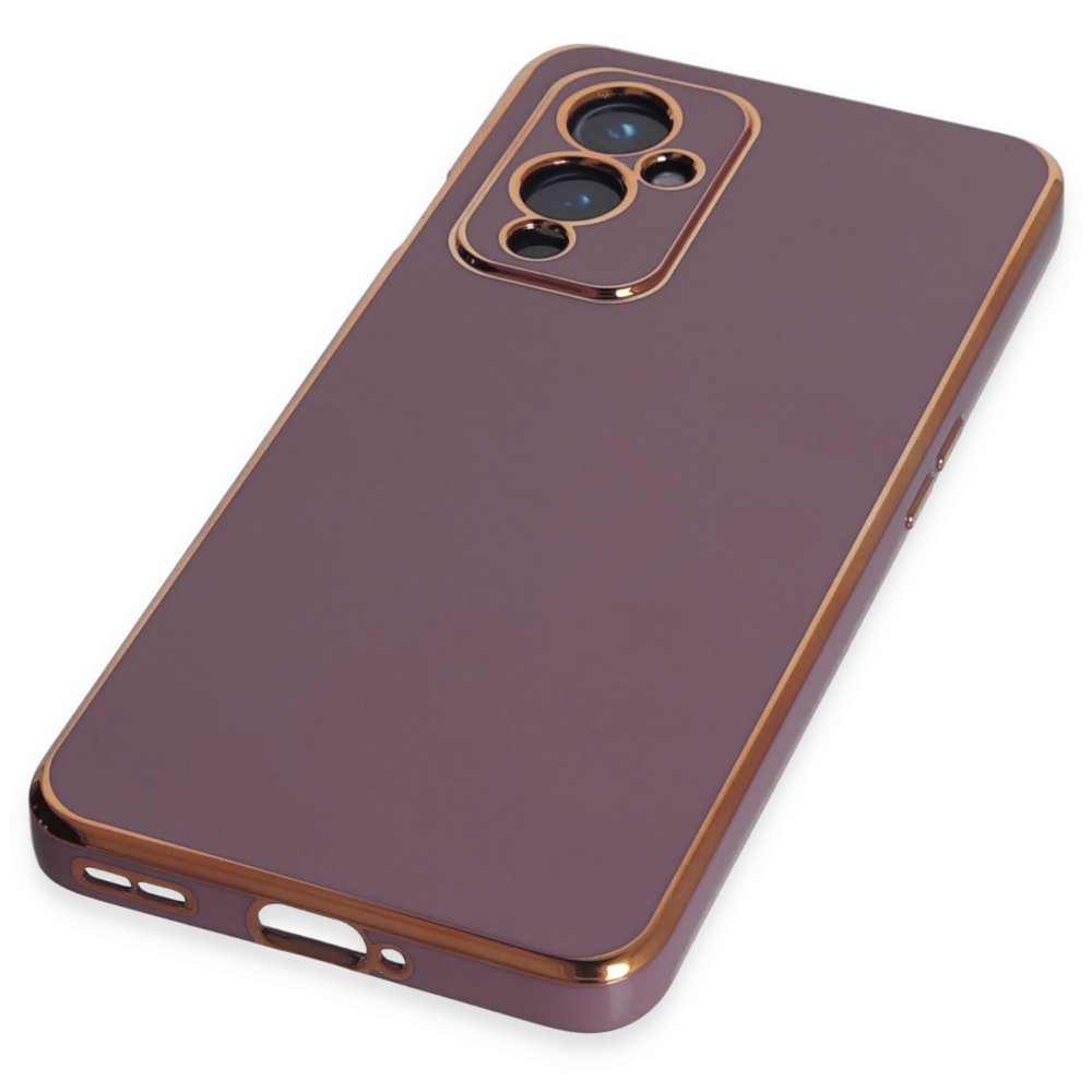 Newface One Plus 9 Kılıf Volet Silikon - Mor
