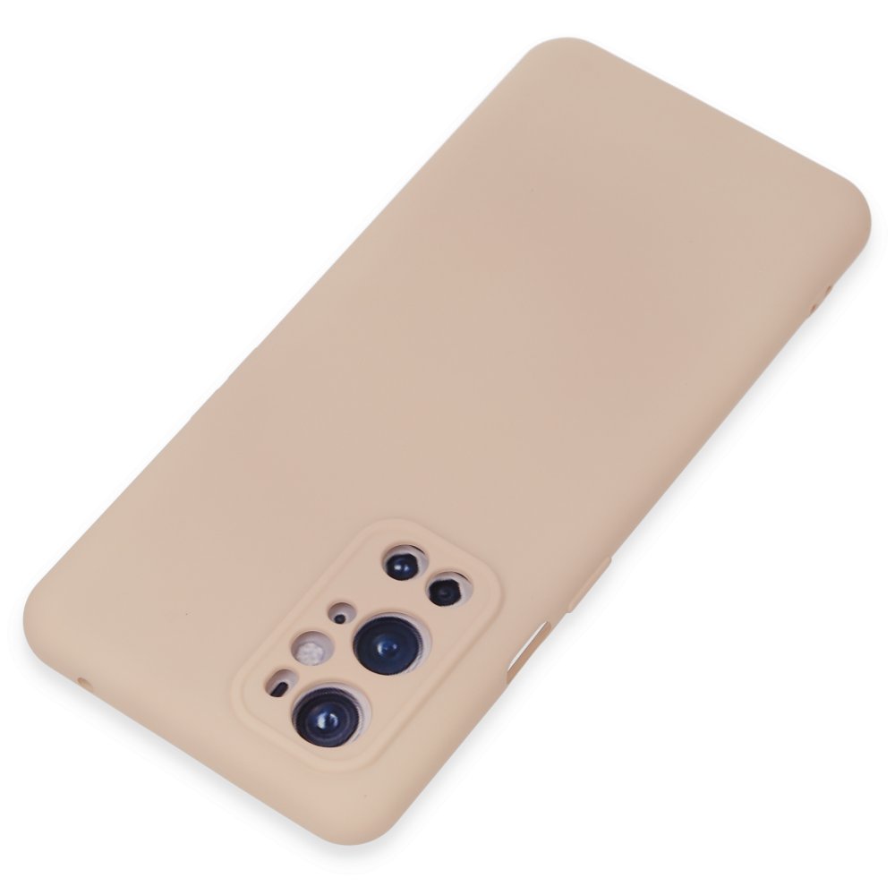 Newface One Plus 9 Pro Kılıf Nano içi Kadife Silikon - Pudra