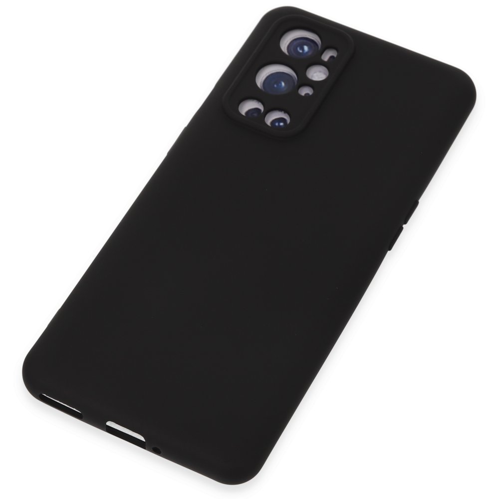 Newface One Plus 9 Pro Kılıf Nano içi Kadife Silikon - Siyah