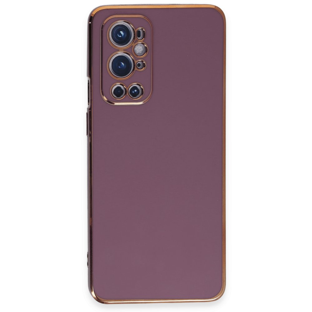 Newface One Plus 9 Pro Kılıf Volet Silikon - Mor