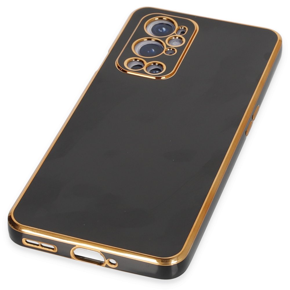 Newface One Plus 9 Pro Kılıf Volet Silikon - Siyah