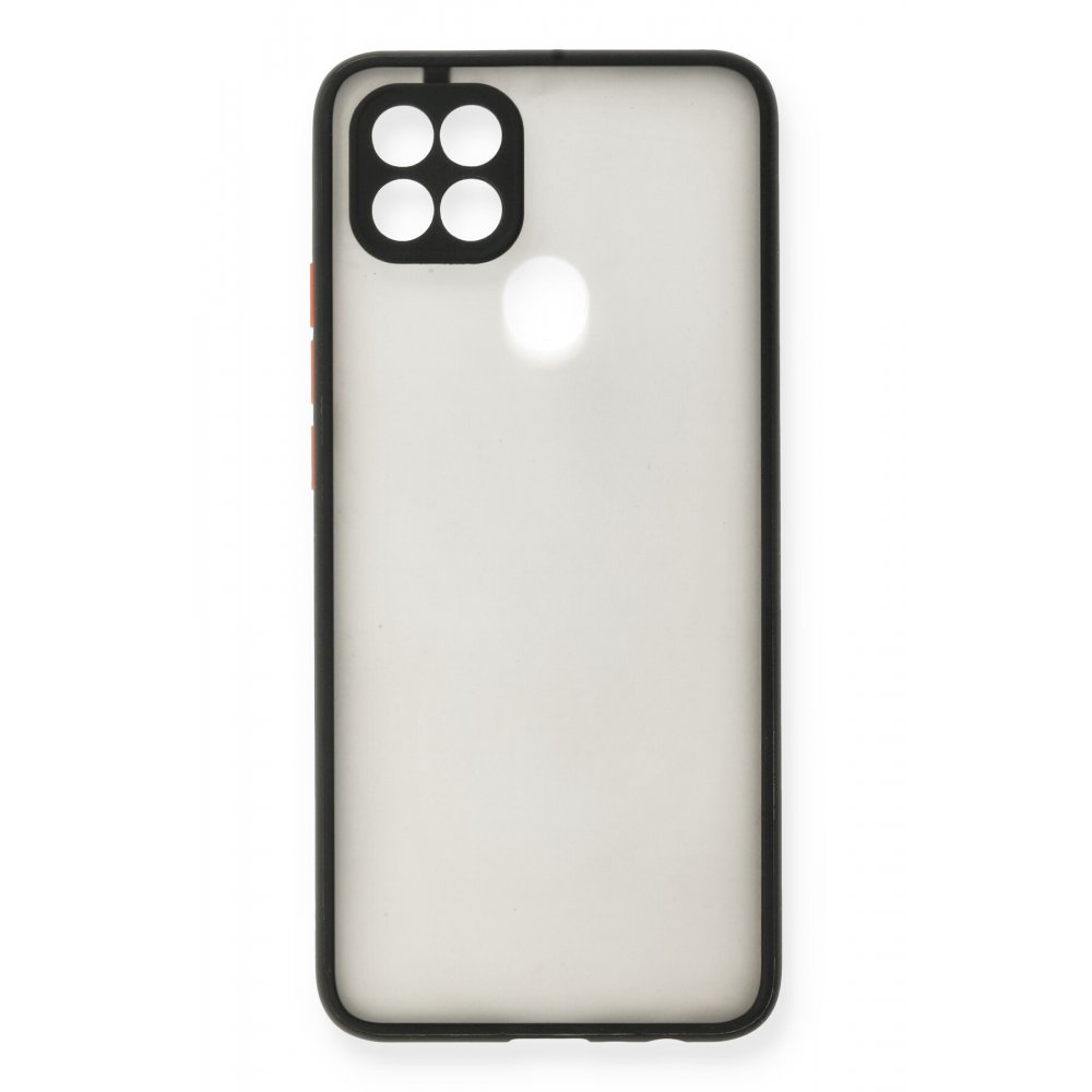 Newface Oppo A15 Kılıf Montreal Silikon Kapak - Siyah
