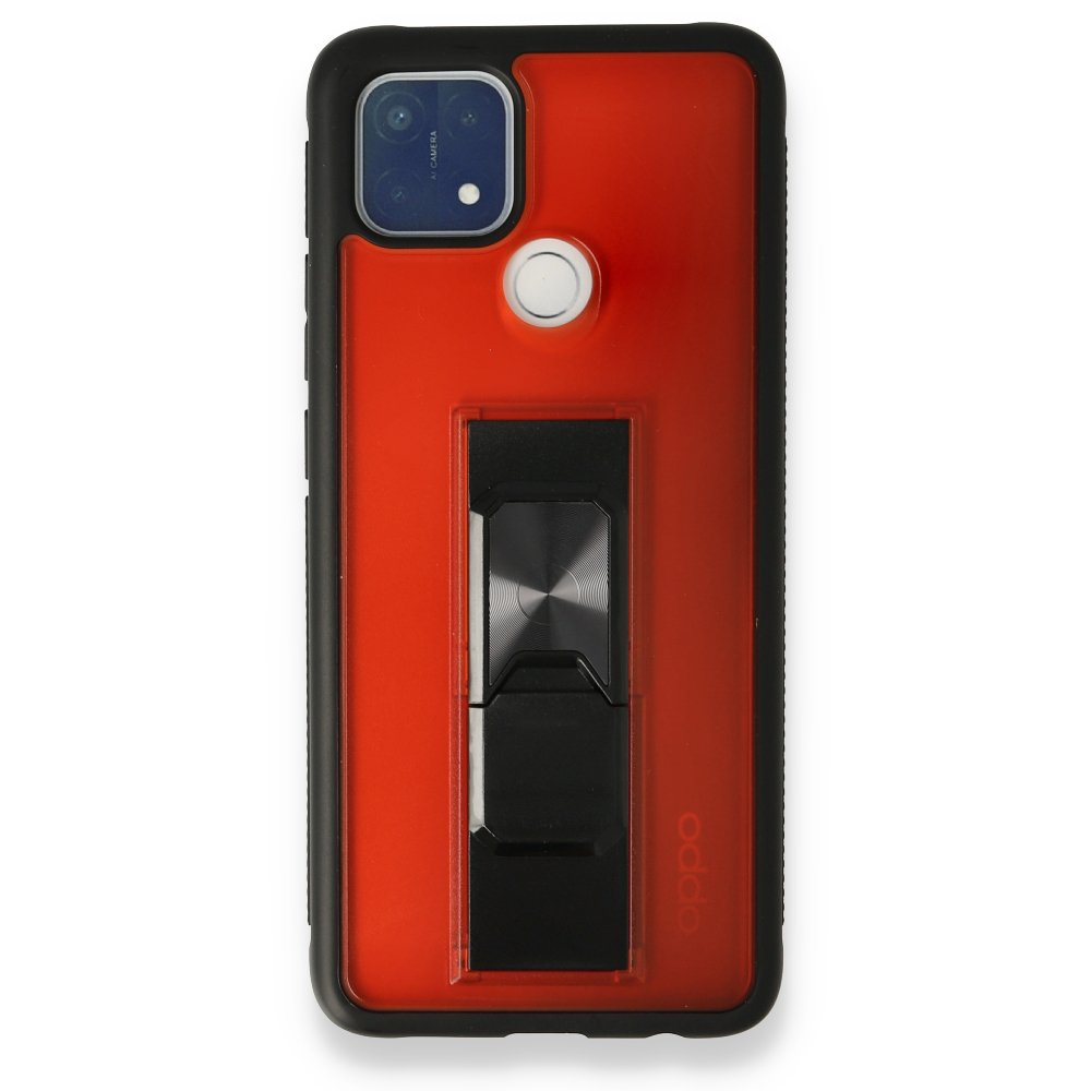 Newface Oppo A15S Kılıf Toronto Silikon - Kırmızı