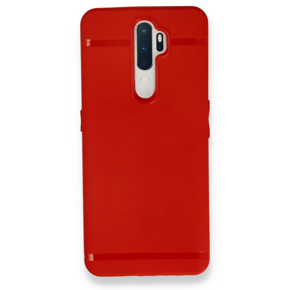 Newface Oppo A5 2020 Kılıf First Silikon - Kırmızı