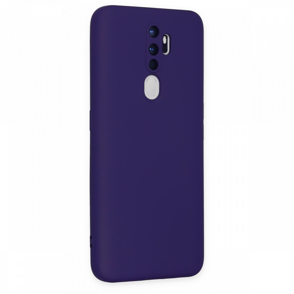 Newface Oppo A5 2020 Kılıf Nano içi Kadife Silikon - Mor