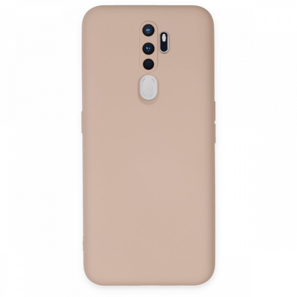 Newface Oppo A5 2020 Kılıf Nano içi Kadife Silikon - Pudra