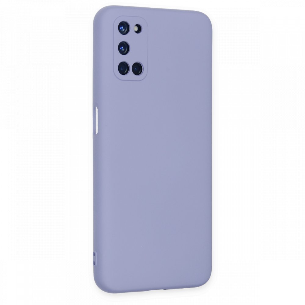 Newface Oppo A52 Kılıf Nano içi Kadife Silikon - Lila