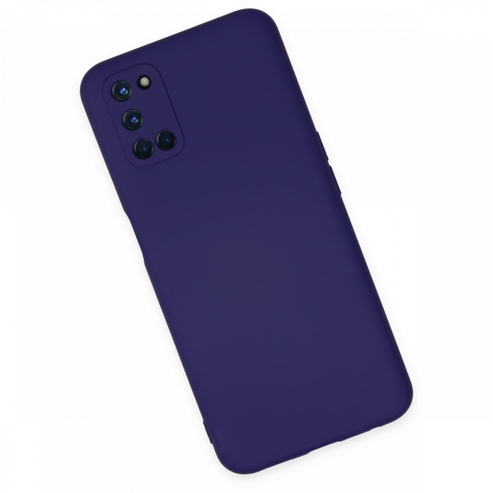 Newface Oppo A52 Kılıf Nano içi Kadife Silikon - Mor