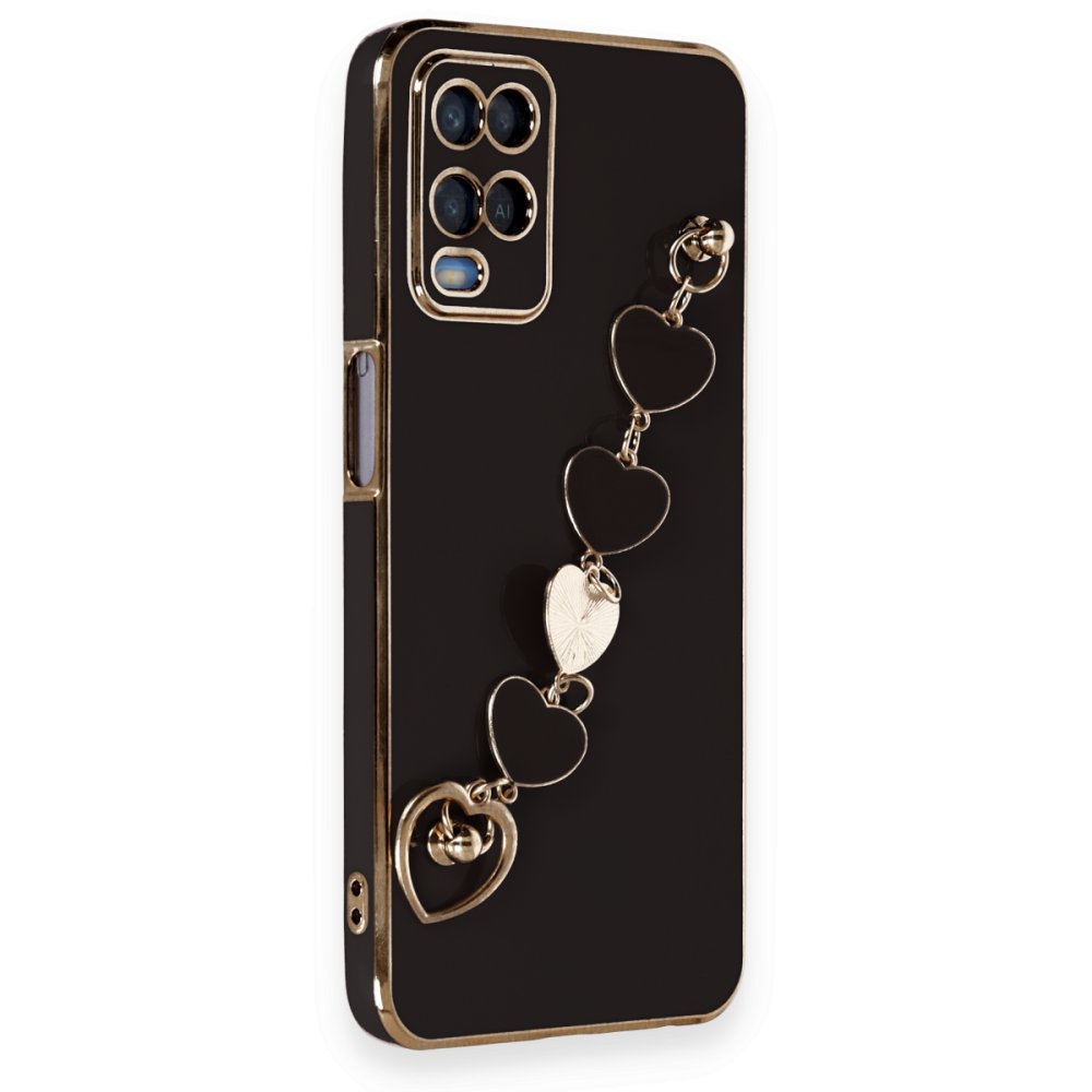 Newface Oppo A54 4G Kılıf Esila Silikon - Siyah