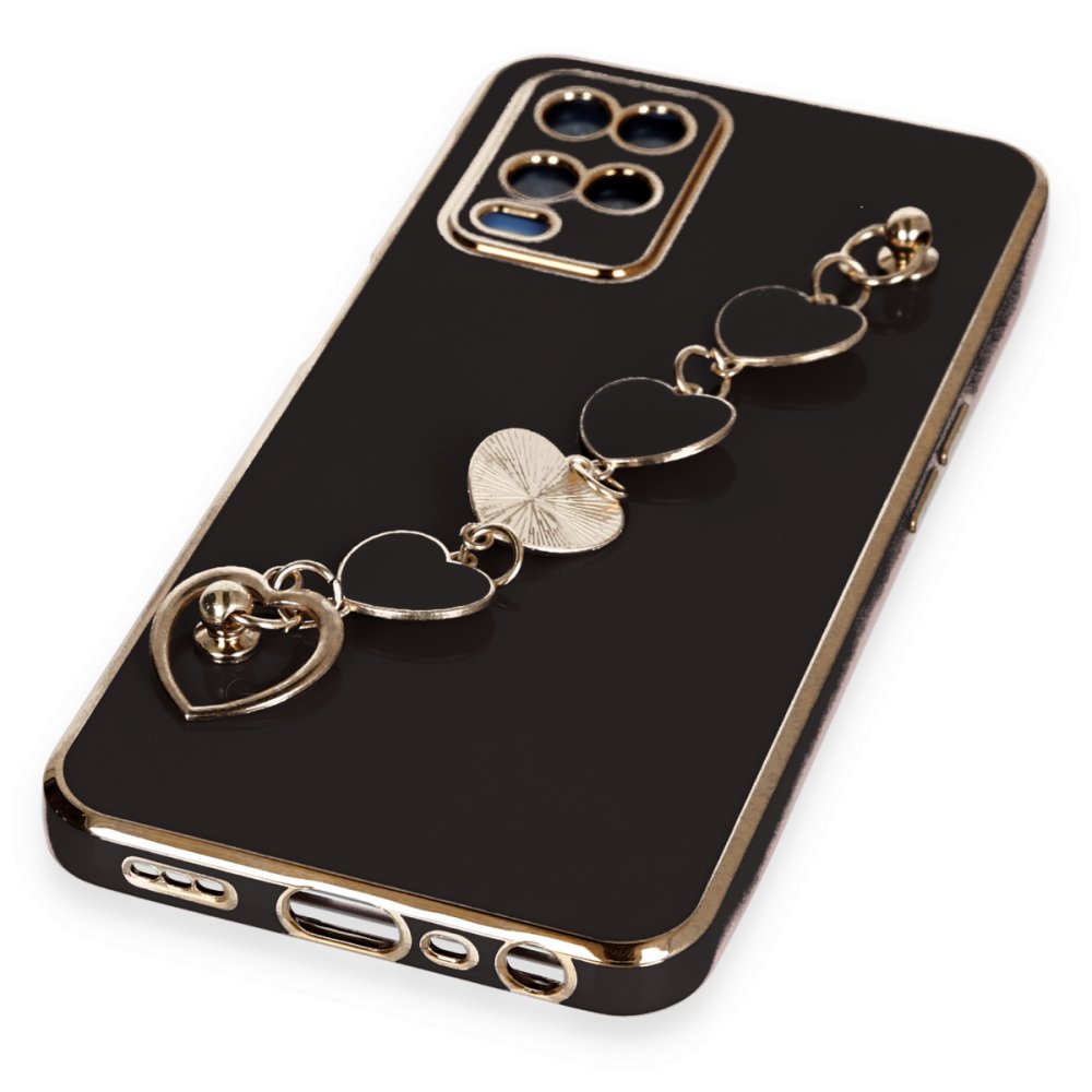 Newface Oppo A54 4G Kılıf Esila Silikon - Siyah