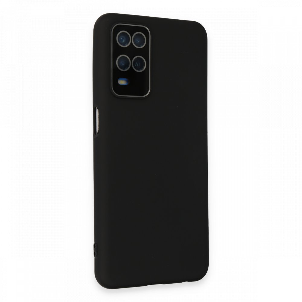 Newface Oppo A54 4G Kılıf Lansman Glass Kapak - Siyah