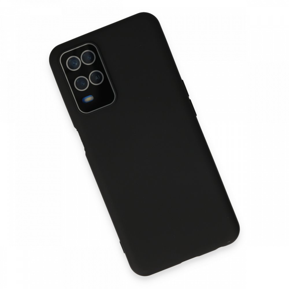 Newface Oppo A54 4G Kılıf Lansman Glass Kapak - Siyah