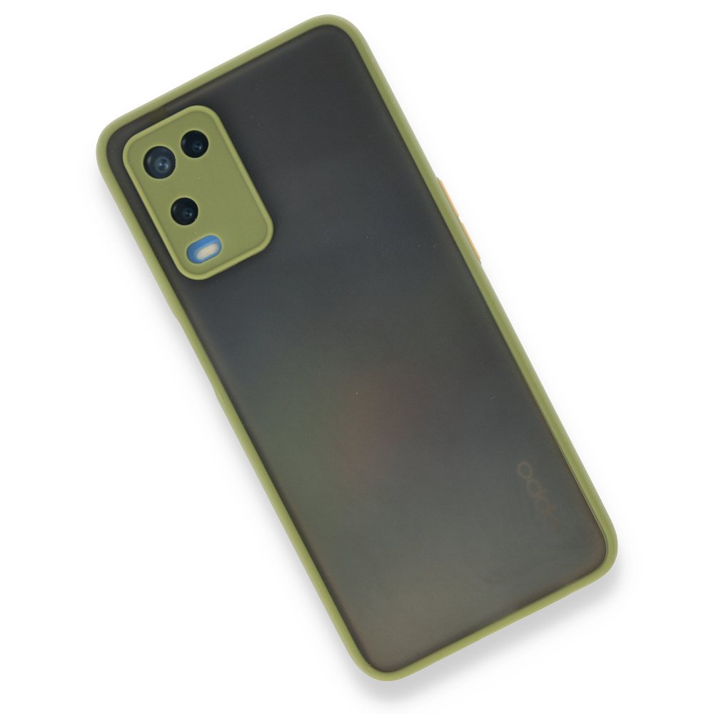 Newface Oppo A54 4G Kılıf Montreal Silikon Kapak - Açık Yeşil