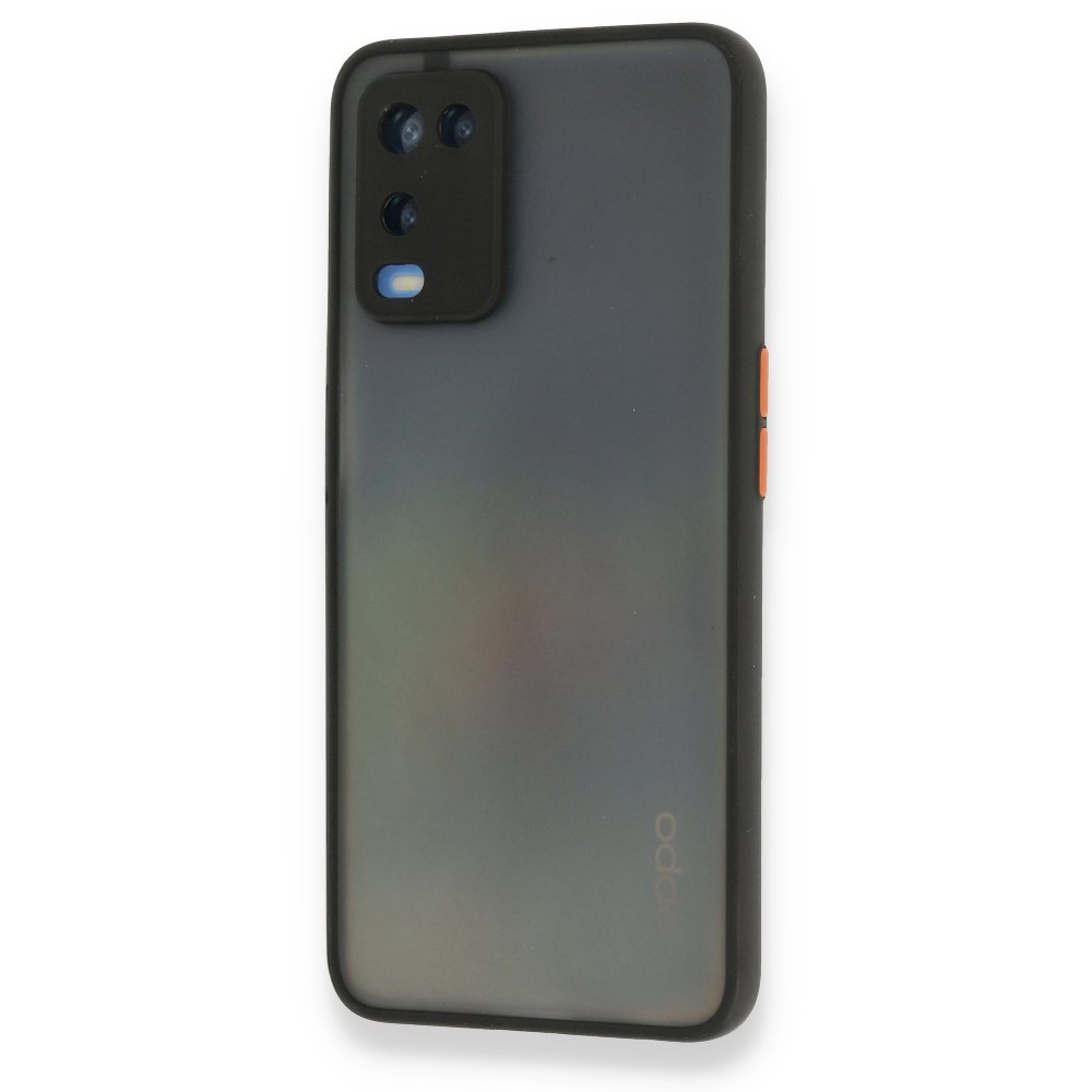 Newface Oppo A54 4G Kılıf Montreal Silikon Kapak - Siyah